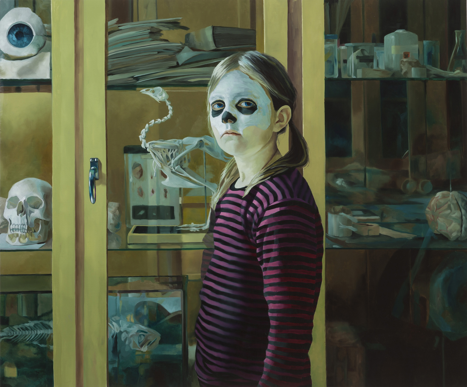 Psychopomp-Club-in-front-of-the-cabinet-2014-oil-on-linen-100x120cm-web