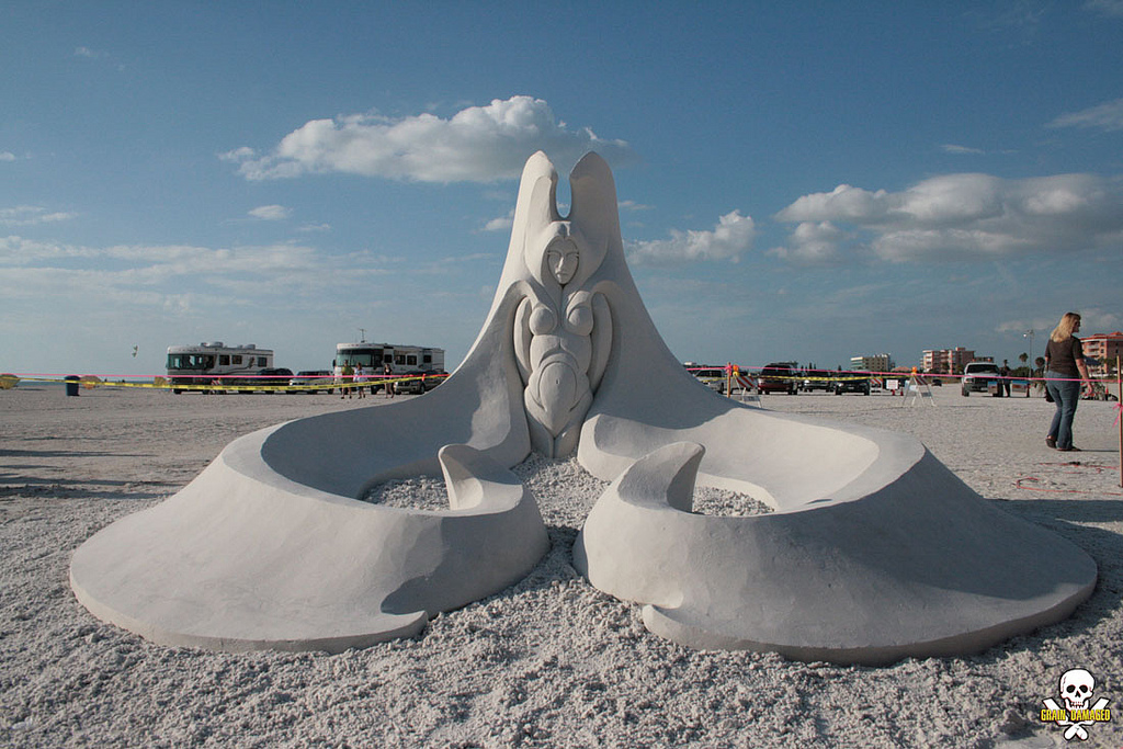 Unglaubliche Sandskulpturen von Carl Jara
