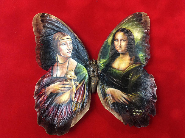 Die Malerei auf den Flügeln der Schmetterlinge von Cristiam Ramos