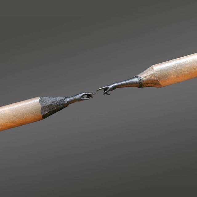 Unglaubliche Skulpturen aus Bleistiftminen von Jasenko Đorđević