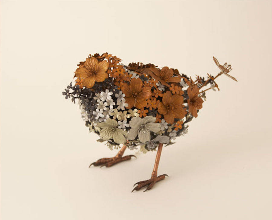 Tierskulpturen aus Metall von Yoshida Taiichiro