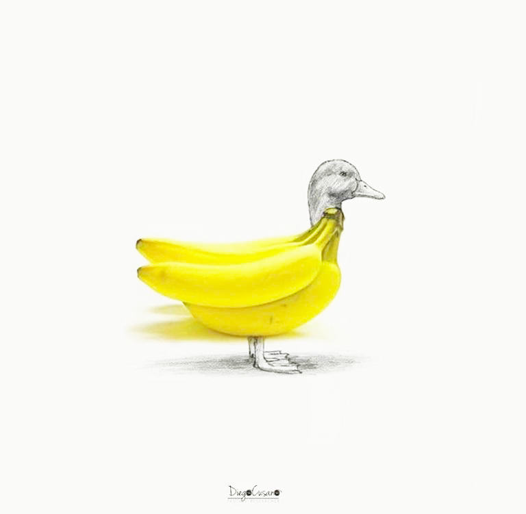 Eine Bananenente