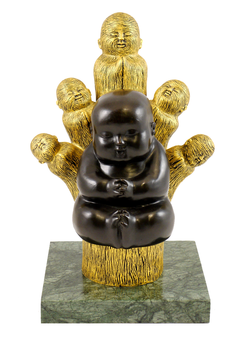 "Buddha Bronze in Mediation"